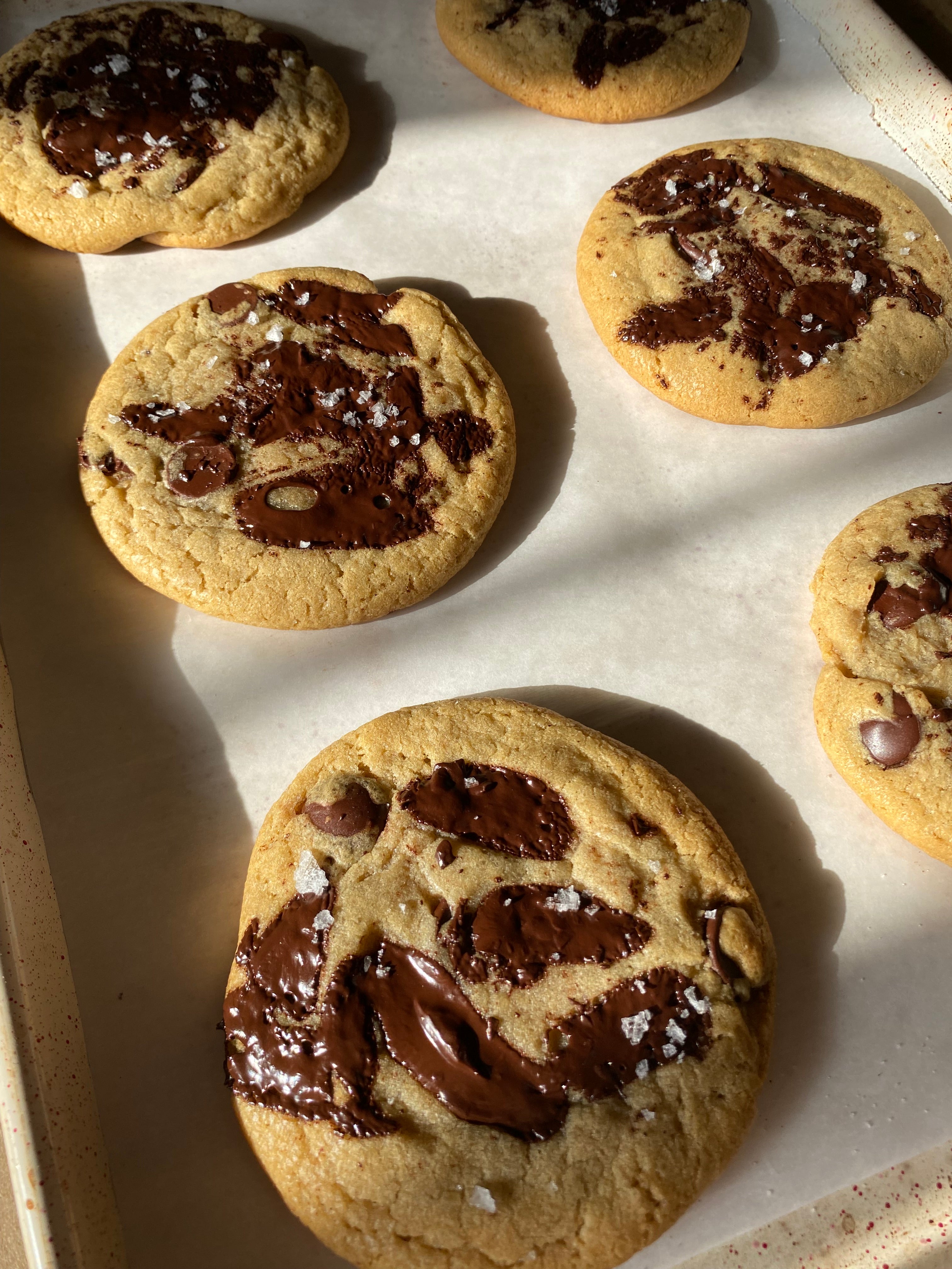 Sea Salt Chocolate Chunk Cookies